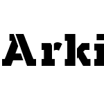 Arkibal Serif Stencil