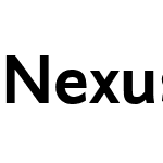 NexusSansWebW03-Bold