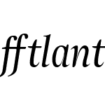 Atlantica Ligatures