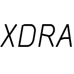 XDRA Light Italic