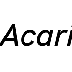 Acari Sans