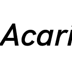 Acari Sans