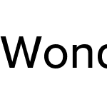 Wonder Unit Sans