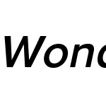 Wonder Unit Sans