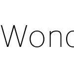 Wonder Unit Sans