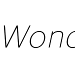 Wonder Unit Sans