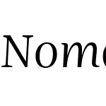 Nomada Serif