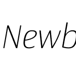 Newbery Sans Pro