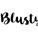 Blusty Script Free