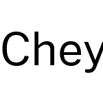 Cheyenne Sans