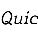 QuickTypePlainItalic