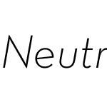 Neutra Text TF