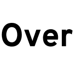 Overpass Nerd Font