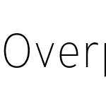 Overpass Nerd Font Mono