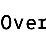 OverpassMono Nerd Font Mono