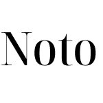 NotoSerifDisplay Nerd Font