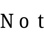 NotoSerif NF