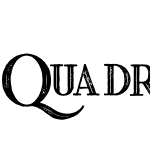 Quadro Bold Inline Grunge