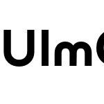 Ulm Grotesk Extrabold