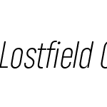 Lostfield Condensed