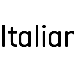 ItalianPlateNoOne-Regular