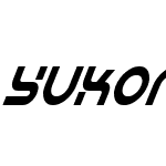 Yukon Tech Condensed Italic