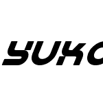 Yukon Tech Bold Italic