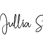 Jullia Script Personal Use Only