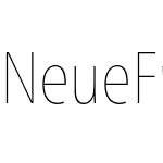 Neue Frutiger W1G