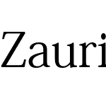 ZauriSans Italic