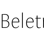 Beletrio Condensed