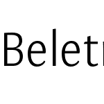 Beletrio Condensed