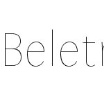 Beletrio Condensed