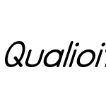 Qualio italic