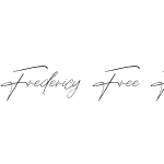 Fredericy Free For Personal Use