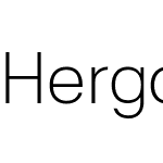 Hergon Grotesk