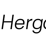 Hergon Grotesk