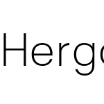 Hergon Grotesk