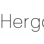 Hergon Grotesk