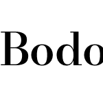 Bodoni* 11