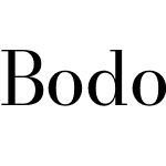 Bodoni* 11