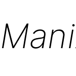 Manix Sans HL