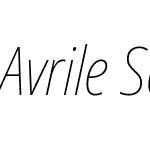 Avrile Sans Condensed