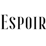 Espoir Serif Free