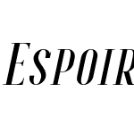 Espoir Serif Free