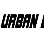 Urban Defender Condensed Italic