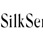 Silk Serif Condensed