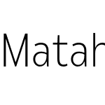 Matahari Condensed