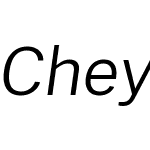 Cheyenne Sans