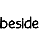 beside